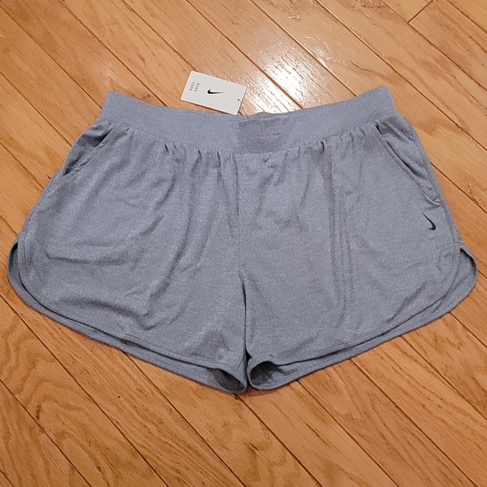 NWT plus size XXL Nike Yoga knit shorts